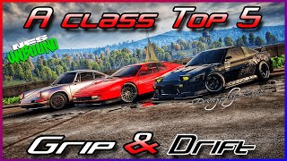 A Class  TOP 5 BEST CARS  THE META  NEED FOR SPEED UNBOUND [upl. by Catlin]