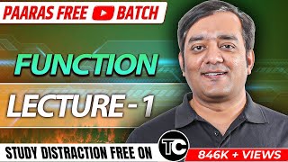 1 Function Introduction to Graph and Related  What is a function  Mohit Tyagi  IIT JEE Maths [upl. by Em]