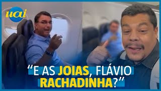 Sindicalista chama Flávio Bolsonaro de Rachadinha [upl. by Llertnod]