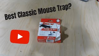 BEST CLASSIC MOUSE TRAP  Tomcat Press N Set Mouse Trap  Review [upl. by Kruse]