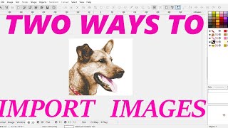 EMBIRD TUTORIAL HOW TO IMPORT IMAGES TO YOUR WORK AREA IN EMBIRD PART 2 [upl. by Gallager118]