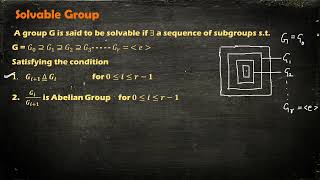 Solvable Group in Algebra Abstract Algebra Msc Maths Algebra [upl. by Atikihc]