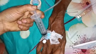 Dexamethasone injection Cannula তে দেওয়া [upl. by Dleifyar336]