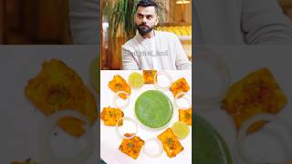 Virat kohli’s “ paneer tikka” fun viratkohlithatviralfood [upl. by Onilecram]