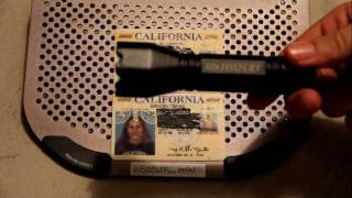 Inspect Drivers License using UV light [upl. by Primaveria603]