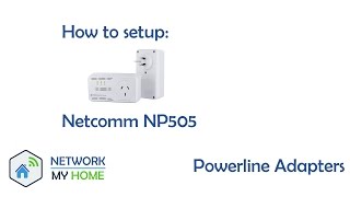 How to setup Netcomm NP505  Network My Home [upl. by Hepzi214]