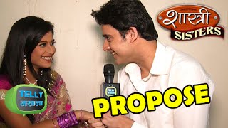 Rohan Proposes Alka In Shastri Sisters  Colors TV Show [upl. by Anitteb555]