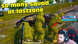 4 Ghillies with Conqurerour Lobby  So Many Squads in Lastzone rajgaming [upl. by Ahsilav636]