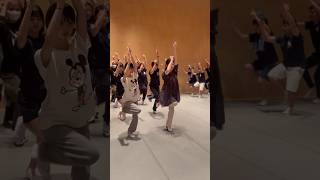 菊水連の女踊り  しなやかな踊りを魅せられるように練習中🌱 The women are practicing dancing a lot shorts japan [upl. by Courtenay]