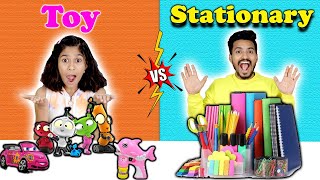 Ultimate Toys Vs Stationary Challenge  Paris Lifestyle [upl. by Ellevel890]