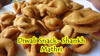 Diwali Special Easy Crispy Snack Namkeen RecipeShankh MathriNamkeen Snack Recipe video [upl. by Enoch]