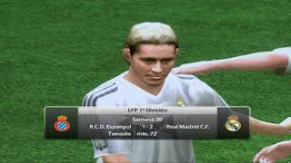 FIFA 06  LIGA ESPAÑOLA  ESPANYOL  REAL MADRID Jornada 30 [upl. by Savvas]