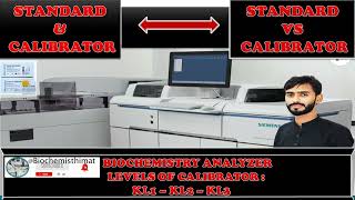 Introduction to Standard amp Calibrator  Standard VS Calibrator Use in biochemistry analyzers Hindi [upl. by Brennen]