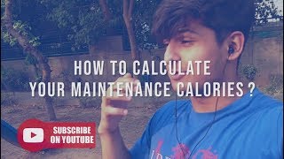 How to Calculate your Maintenance Calories  Transitioning into a Lean Bulk [upl. by Rossner50]