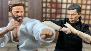 stop motion 葉問 Ip Man vs Karate Master Donnie Yen fight scene [upl. by Annocahs405]