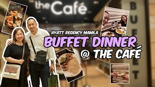 Buffet Dinner Experience  The Café  Hyatt Regency Manila  Wandering Riz [upl. by Leemaj]