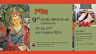 9th Guru Rinpoche Ceremony  2nd Day  HE Sangngak Tenzin Rinpoche  Dharma Television HD [upl. by Oriana]