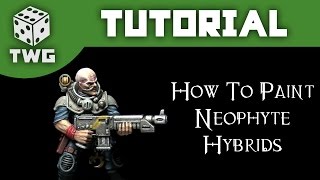 Games Workshop Tutorial How To Paint Genestealer Cult Neophyte Hybrids [upl. by Anwahsak]