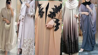 latest modern designer Abaya style and designs 2024 [upl. by Lallage932]