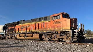 Sunset BNSF Windmill Train at Kelker [upl. by Epps]