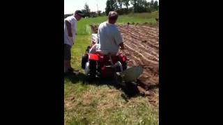 How to Plow or Plough a Field with a Tractor [upl. by Osnerol670]