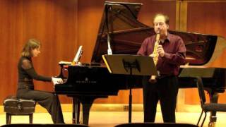 C Neidich clarinet M Gorokholinsky piano  G Faure Romance Op 28 [upl. by Damahom]