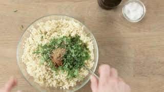 Kruidige parelcouscous met yoghurt muntdressing [upl. by Nahta]