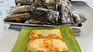 Como hacer Tamales de pollo salvadoreños para principiantes [upl. by Belshin]