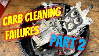 Carburetor Cleaning FAILURES  Part 2 [upl. by Egres]