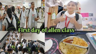 First day at allen  Enthuse batch Neet aspirant 202223 first day allen career institute [upl. by Daukas]