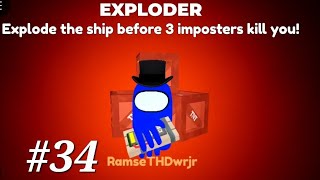 Roblox imposter and roles part 34 Exploder [upl. by Cosma743]