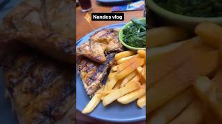 Probando comida Británica vlog 😪 Nandos londres [upl. by Araed]