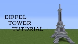 Minecraft Eiffel Tower  Tutorial [upl. by Rramo]