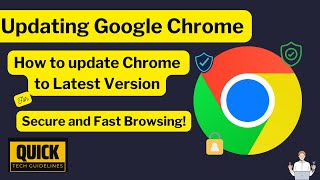 How to Update Google Chrome to latest version  Updating Google Chrome For Secure Browsing [upl. by Leahcir]