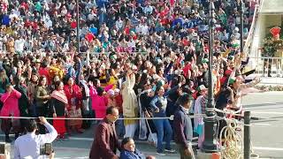 AttariWagah border ceremony  dance [upl. by Theodore]