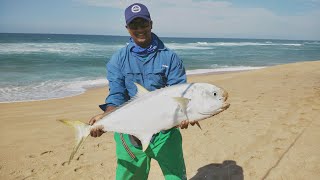 Fish Caught in Durban and Surrounds Garrick Shad Grunter Pompano Brusher Kob Stumpy Fishing [upl. by Nalyt]