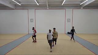 Zerega Indoors  Dboy amp Tywan vs Los amp Mike N  Pro Doubles Filmed By Handball United  12212023 [upl. by Bertram]