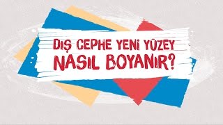 Dyo ile Dış Cephe Yeni Yüzey Nasıl Boyanır [upl. by Eissirk918]