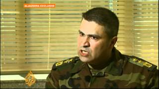 Syrian army defector talks to Al Jazeera [upl. by Edyak288]