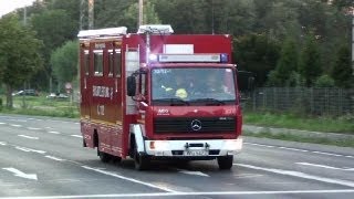 Feuer in Hochhaus in Bensheim FEUERWEHR amp RETTUNGSDIENST AUF ANFAHRT [upl. by Nasah]