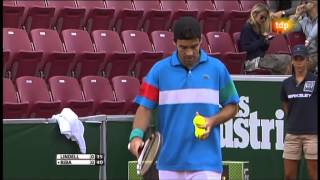 Christian Lindell vs Pere Riba ATP 250 Bastad 2011 111 [upl. by Adriana]