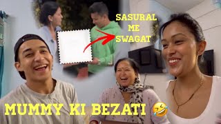 Akash ne aaj bhut hasaya 🤦🏻‍♀️🤣 sasural main huaa kiska swagat 😍 Varsha Thapa [upl. by Windy]