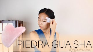 Piedra Gua Sha con Masaje Facial 💆🏼 Rostromania [upl. by Eckart]