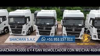 SHACMAN X5000 GNV REMOLCADOR CON WEICHAI 460HP PARA PERU [upl. by Trisha]