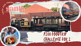 Food trip on a budget P200 pesos challenge for two [upl. by Ailefo]