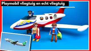 Playmobil filmpje Nederlands Vliegtuig bouwen en kijken  Family Toys Collector [upl. by Fishback828]