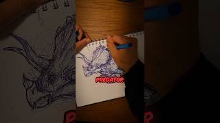 The Triceratopsdrawing art sketch artist dinosaur jurassicpark [upl. by Boehike]