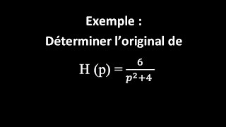 Déterminer loriginal de Hp  6p2  4 [upl. by Rockefeller]