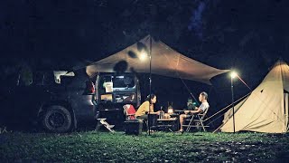 Rain Forest Camping at the Sunshine Coast Hinterland  Toyota Landcruiser Prado Setup [upl. by Balthazar356]