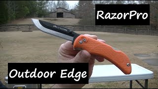 REVIEW Outdoor Edge RazorPro Knife [upl. by Scott]